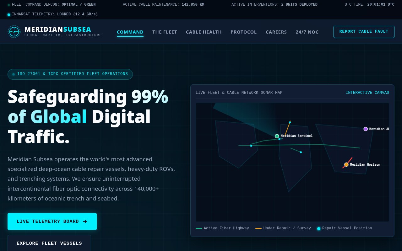 Antigravity's Meridian Subsea site
